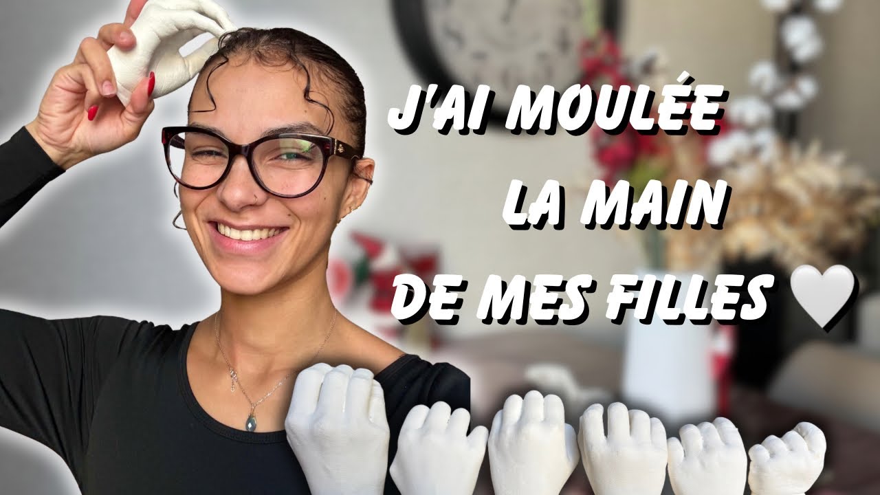 DIY famille nombreuse : j’ai tenté un moulage des mains des filles 😍 | Le résultat… 🥲