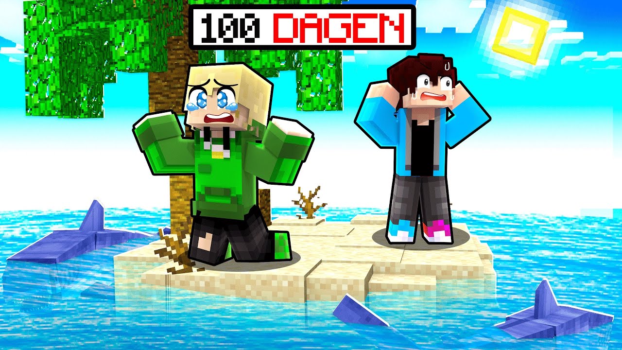 100 Dagen Overleven Op Een Onbewoond Eiland In Minecraft!