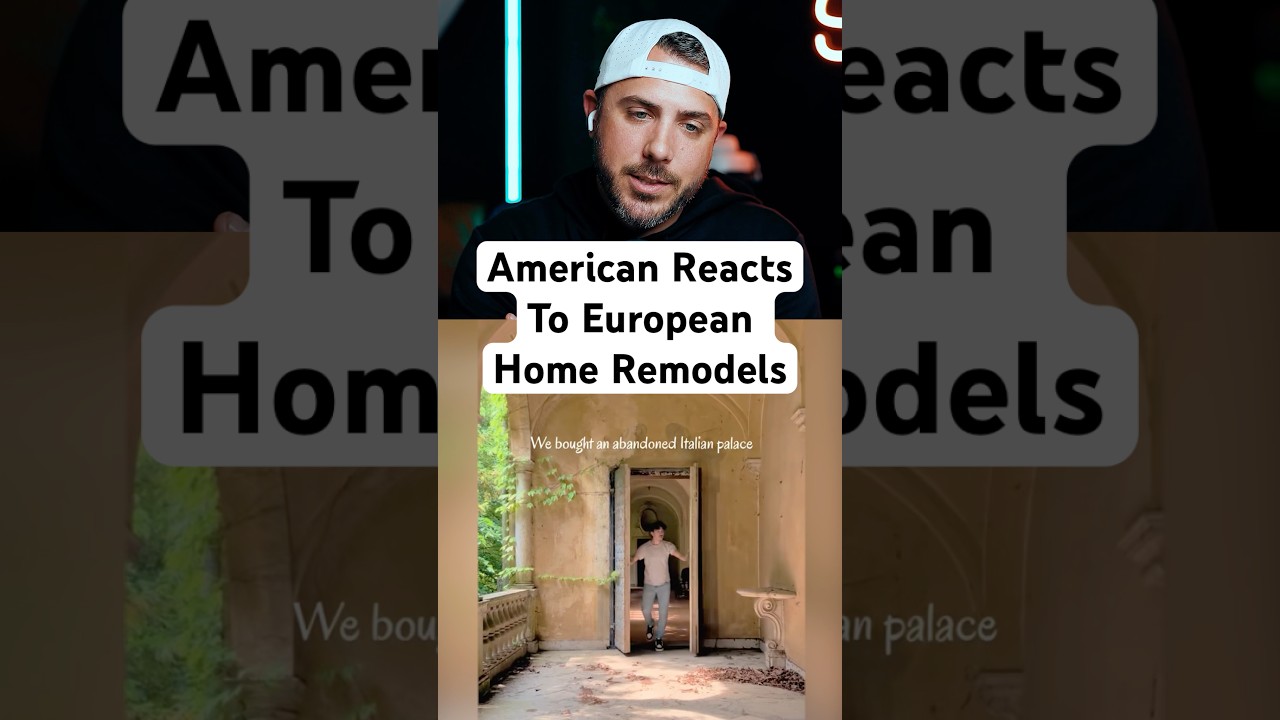 European home remodels are a dream! #europe #americanreacts #homerenovation