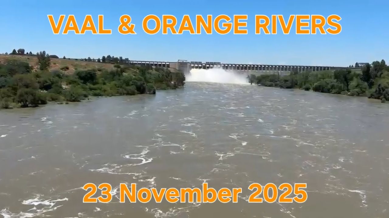 ORANGE RIVER UPDATE 23 November 2025 peak flow arives at  Prieska.
