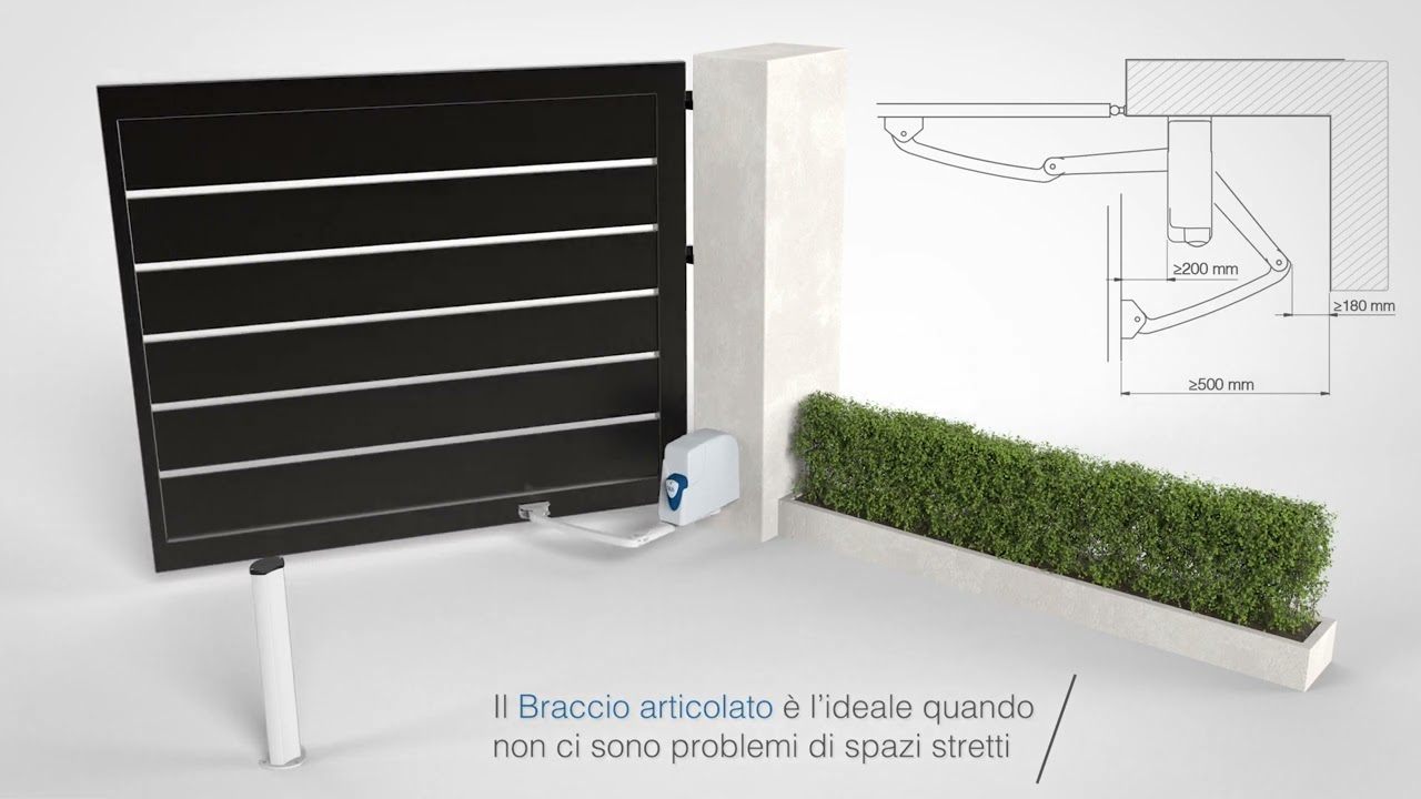 ANGOLO - Braccio articolato e braccio a slitta