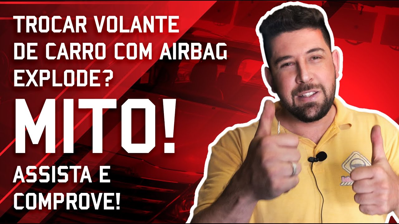 TROCA DE VOLANTE EM CARRO COM AIRBAG, SIM É MITO! ASSISTA O VÍDEO E COMPROVE!