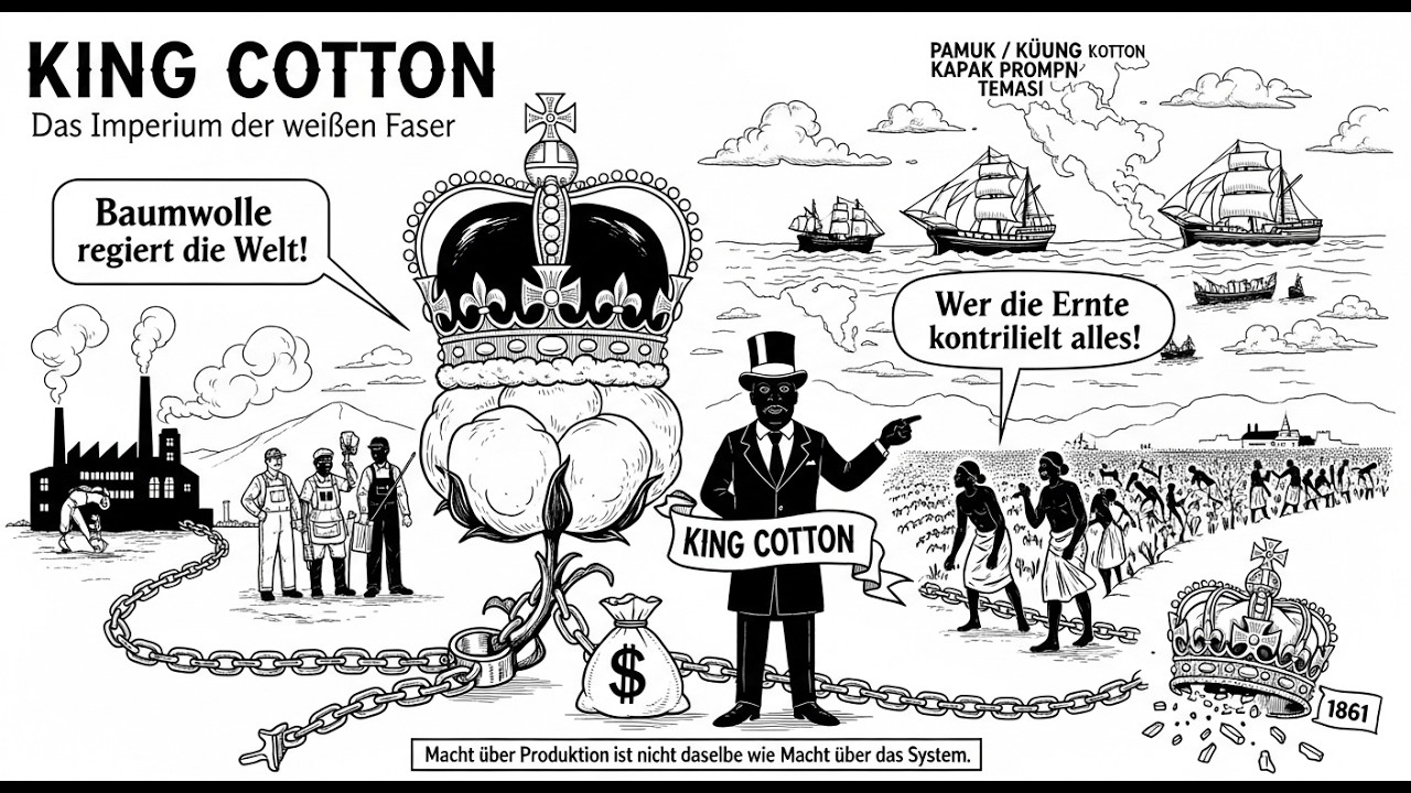 King Cotton: Wie Baumwolle die Welt kontrollierte und plötzlich alles verlor