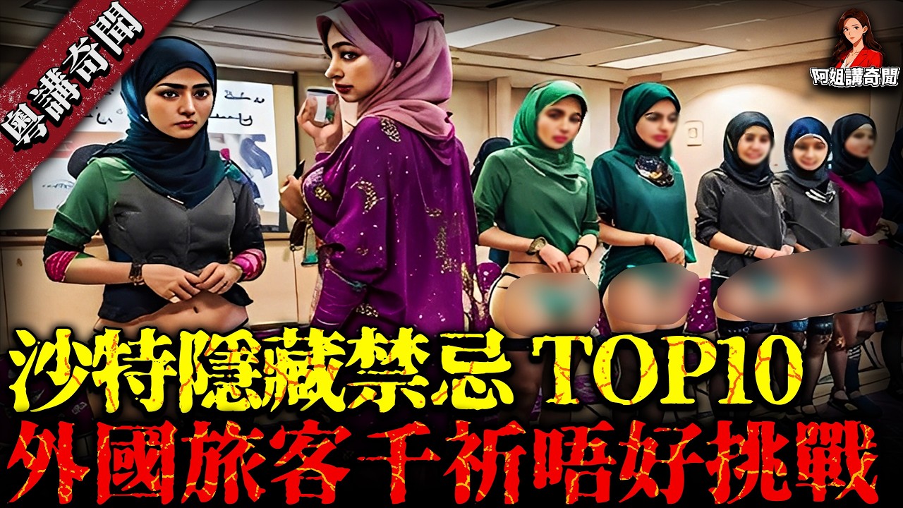 沙特最可怕嘅十條規定！街頭親吻擁抱直接犯法，民眾行差踏錯一步就被拉走，榜首遊客千祈唔好亂碰！【阿姐講奇聞】未解之謎｜歷史｜神秘學