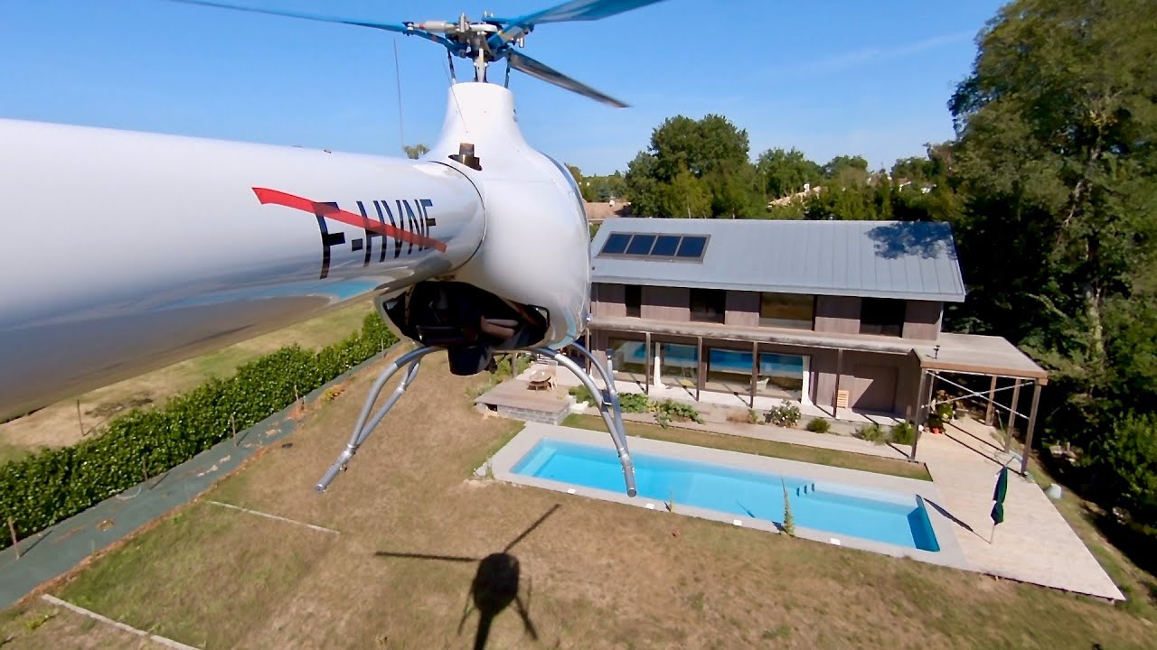 Décoller ou atterrir en hélicoptère dans un jardin, c'est possible ? - LOW FUEL HELICOPTER LIFE
