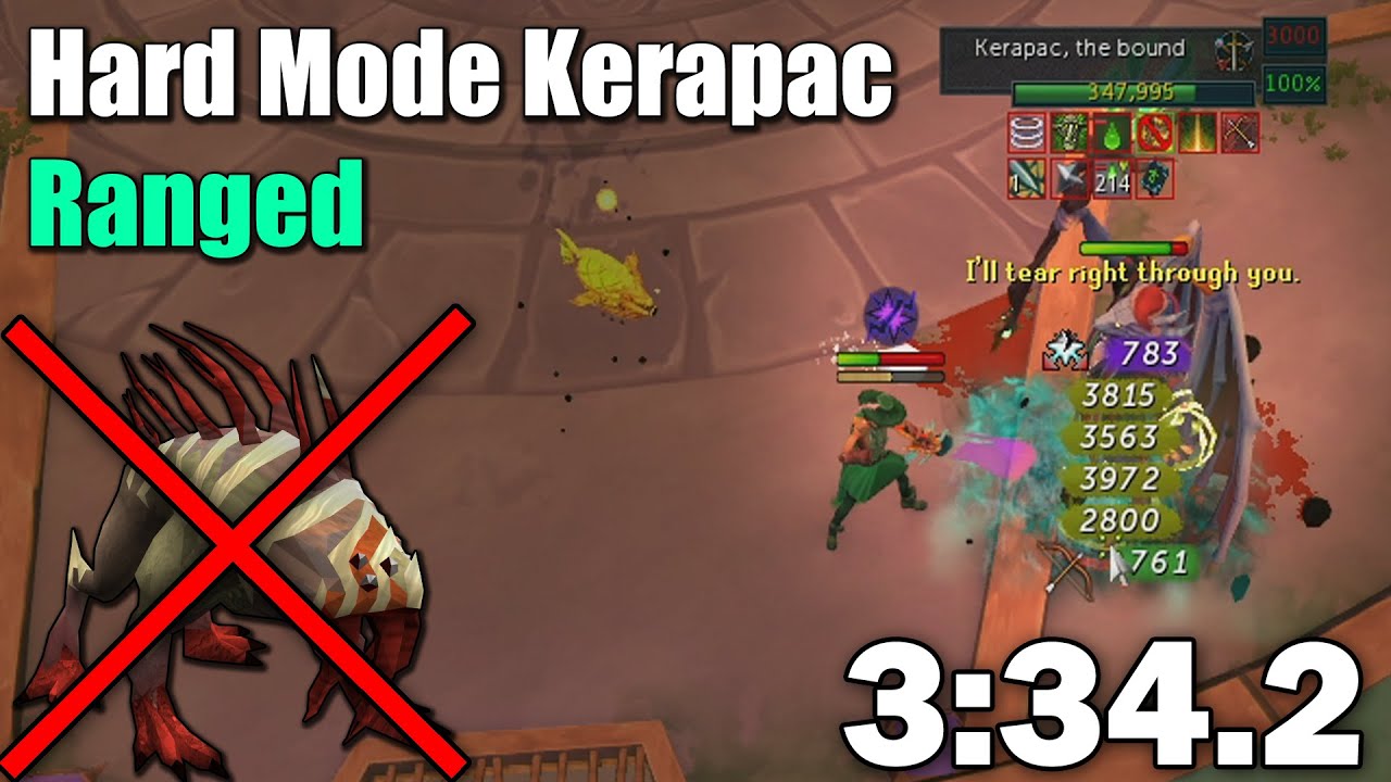 Post Blood Reaver Nerf HM Kerapac | Ranged | Runescape (3:34.2)