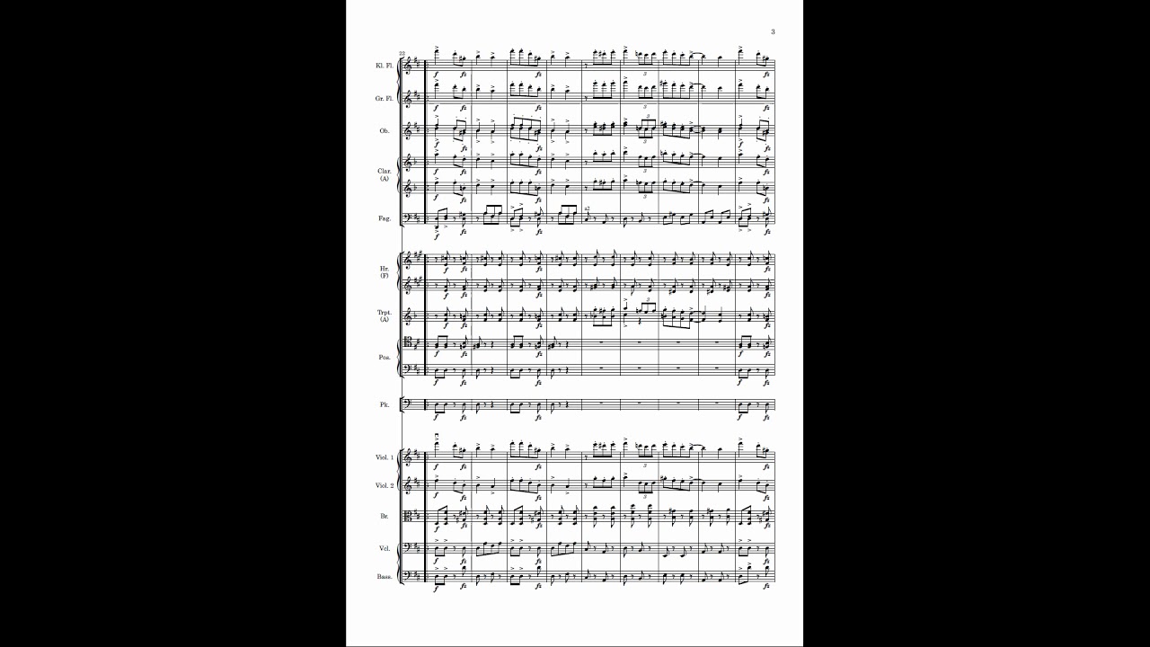 Brahms: Hungarian Dance No. 6 (with Score)