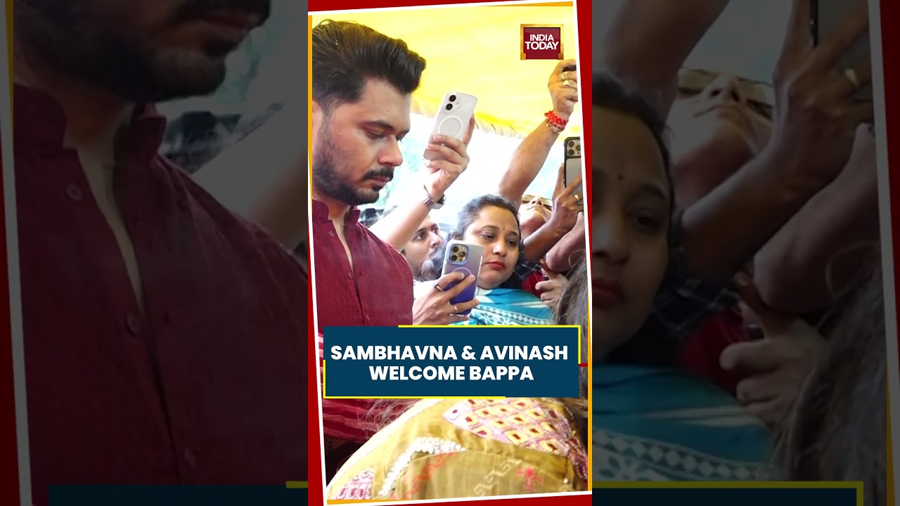 Sambhavna Seth & Avinash Dwivedi Bring Ganpati Bappa Home On Ganesh Chaturthi #ganpatibappamorya