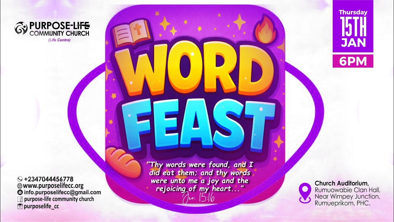 WORD FEAST - 15th January, 2026