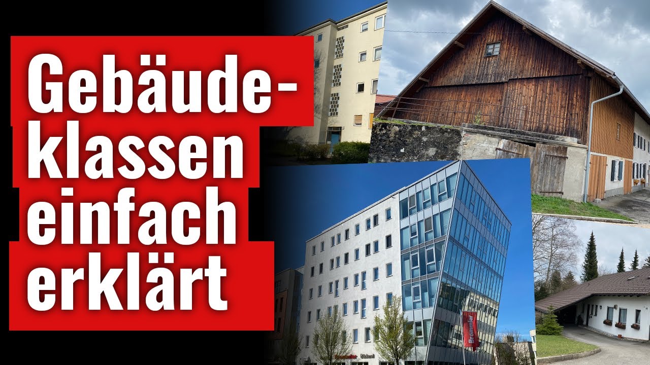 Vorbeugender Brandschutz (VB): Geb&auml;udeklassen nach Bauordnung (MBO), Grundlage f&uuml;r die Feuerwehr
