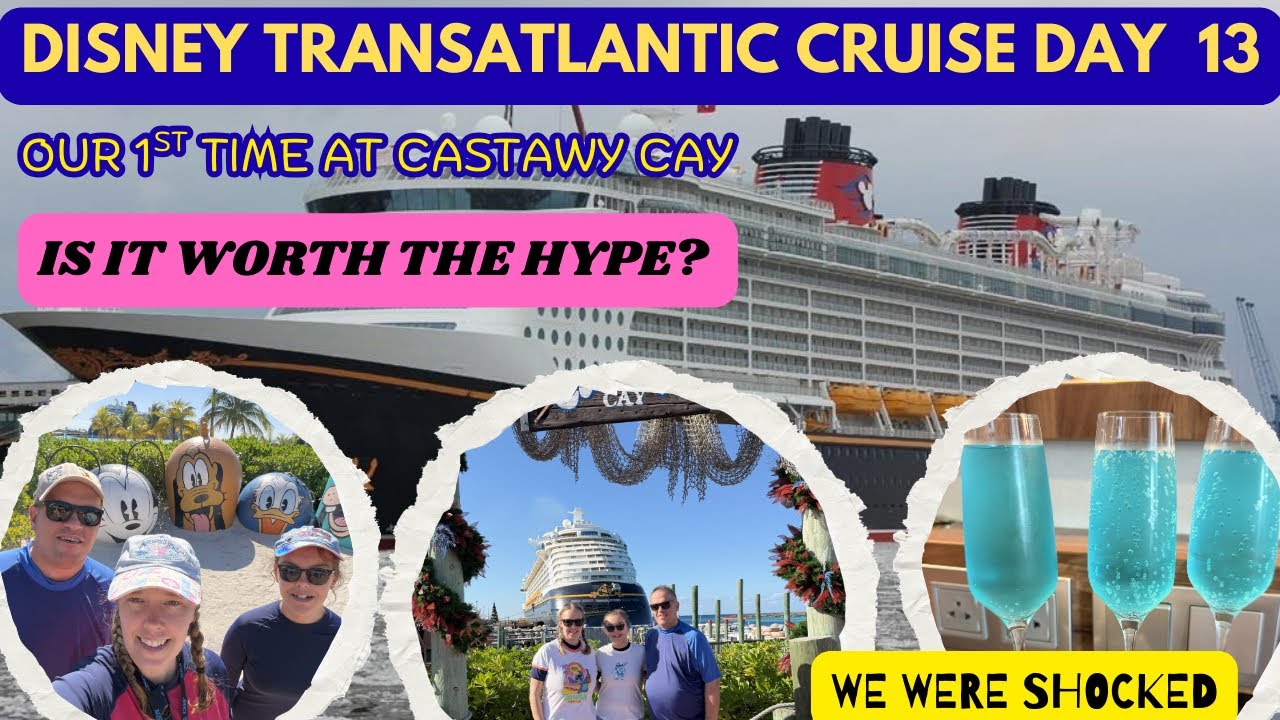 EVERYTHING We Did For Our First Time at Castaway Cay! ☀️ (Disney Transatlantic Cruise Day 13)