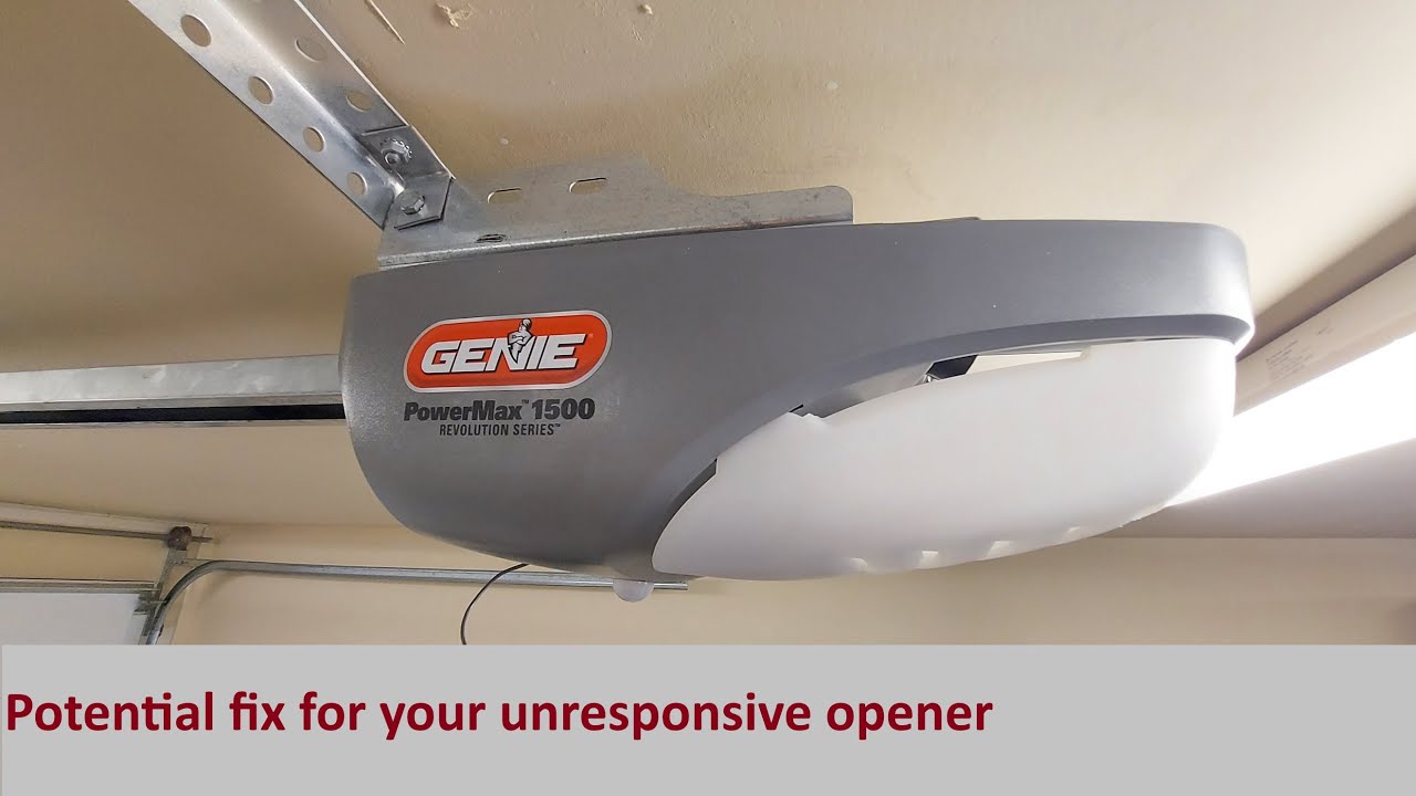 How I fixed my Genie garage door opener