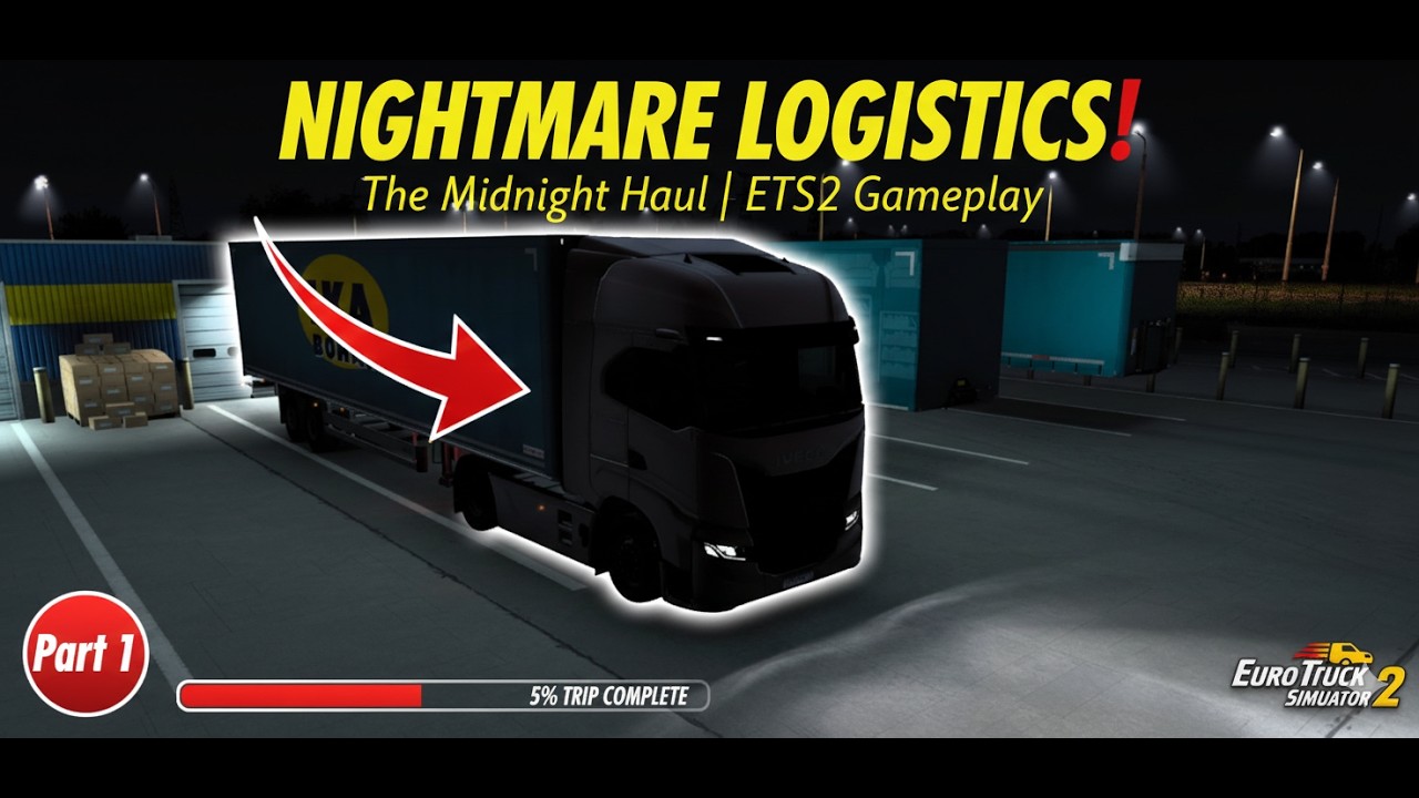 IVECO Truck: St. Petersburg to Pskov | Russian Winter Expedition! 🚛❄️ | ETS2 Snowymoon Mod