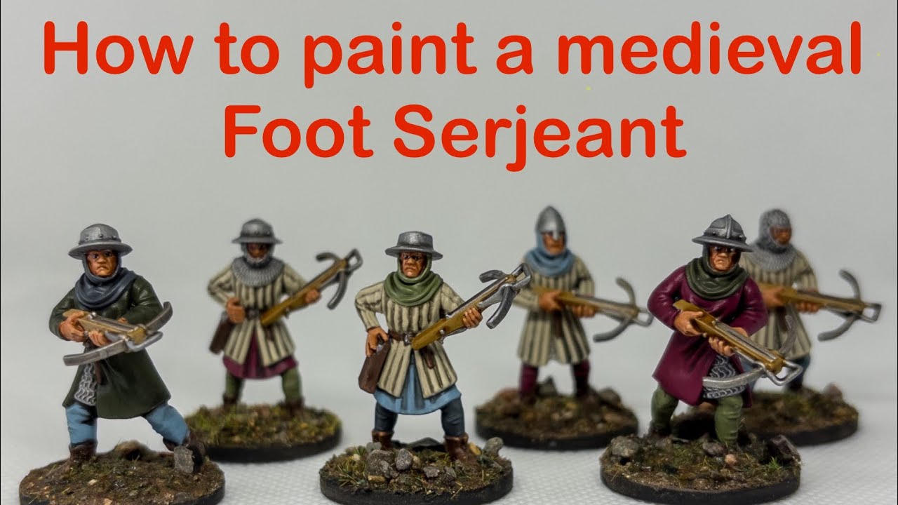How to Paint a Barons’ War Marksmen Serjeant | Wargames Atlantic Foot Serjeant Tutorial