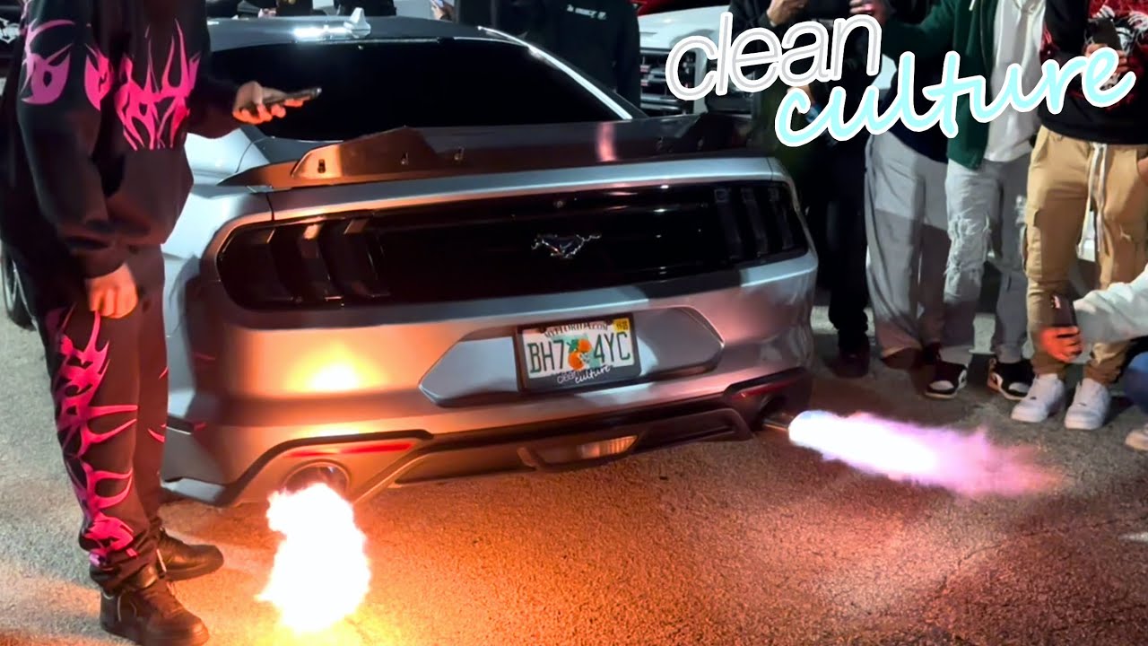 MADNESS AT CLEAN CULTURE! 2-STEP BATTLES, BURNOUTS, PULLS, AND COPS!