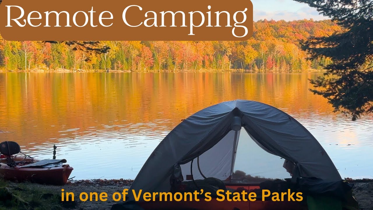 Remote Camping at Green River Reservoir State Park in Vermont