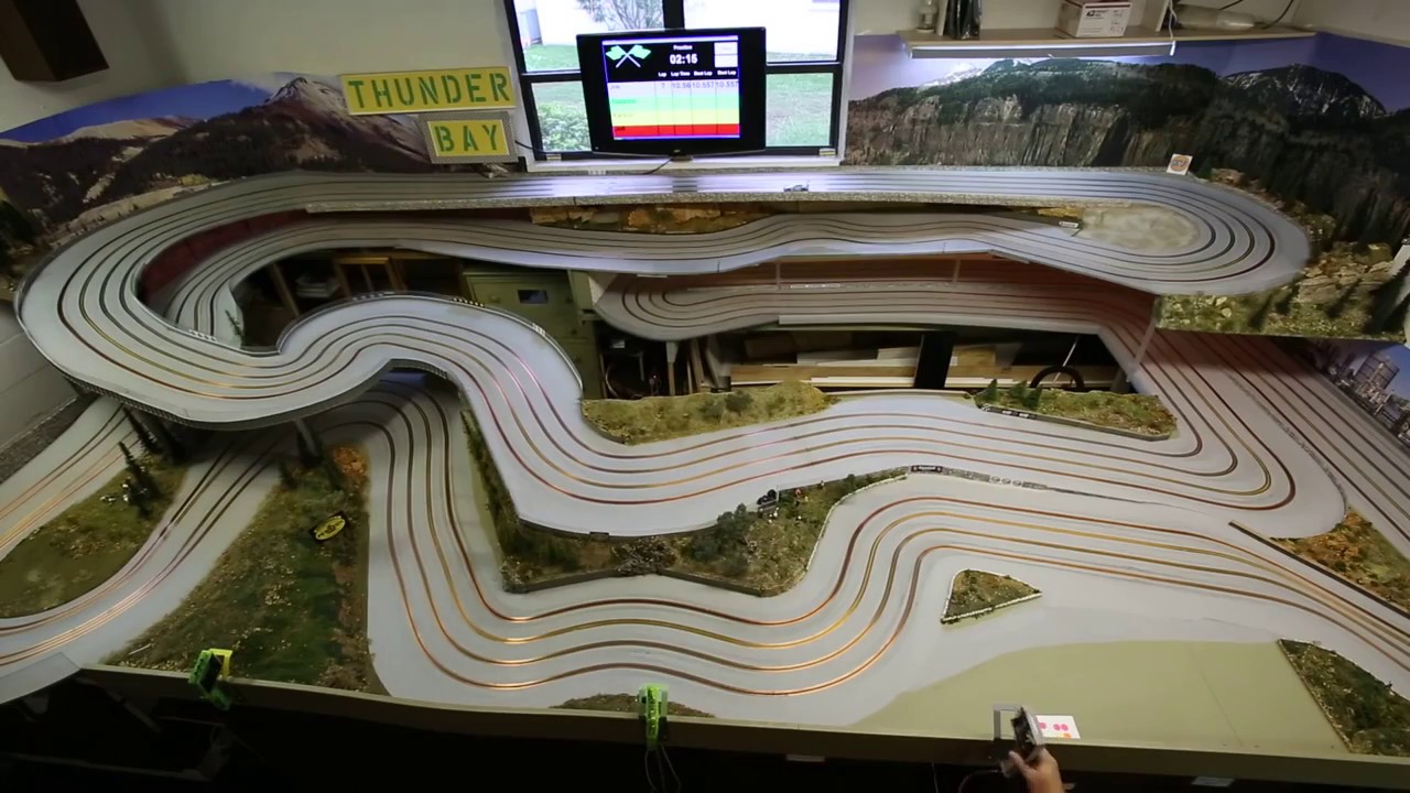 Thunder Bay Slot Car Track Build