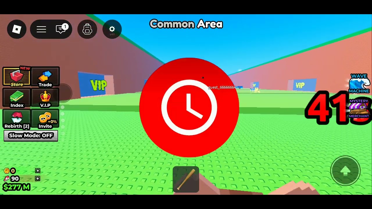 Playing Roblox (Escape tsunami for brainrot)