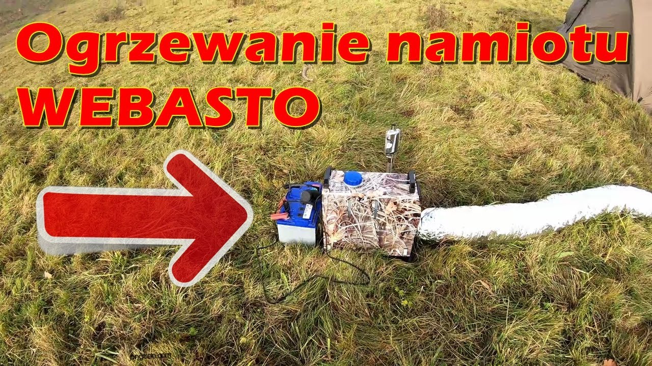 Piecyk webasto - sposób ogrzewania namiotu na jesiennych zasiadkach
