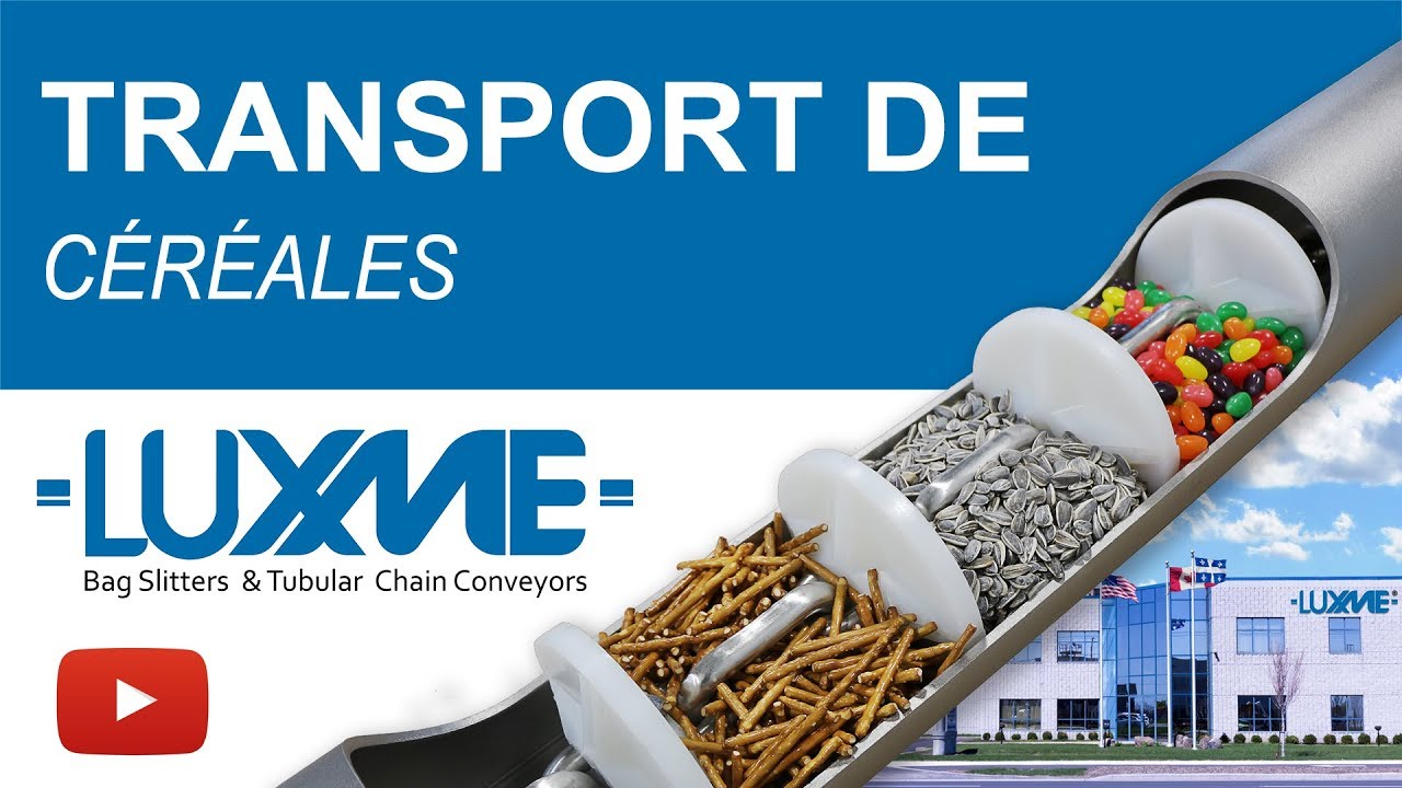 Transport de céréales - Convoyeur tubulaire à chaîne