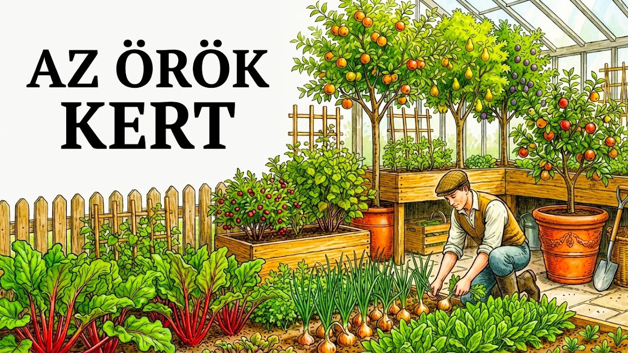 AZ ÖRÖK KERT: 9 ÉVELŐ ZÖLDSÉG 10 ÉVRE