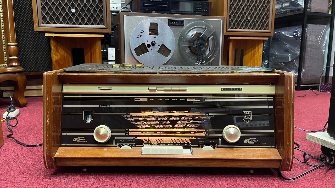 Chất âm hay mềm mại của Radio đèn Đức Philips B6. Hoàng Gia Audio 0975884009