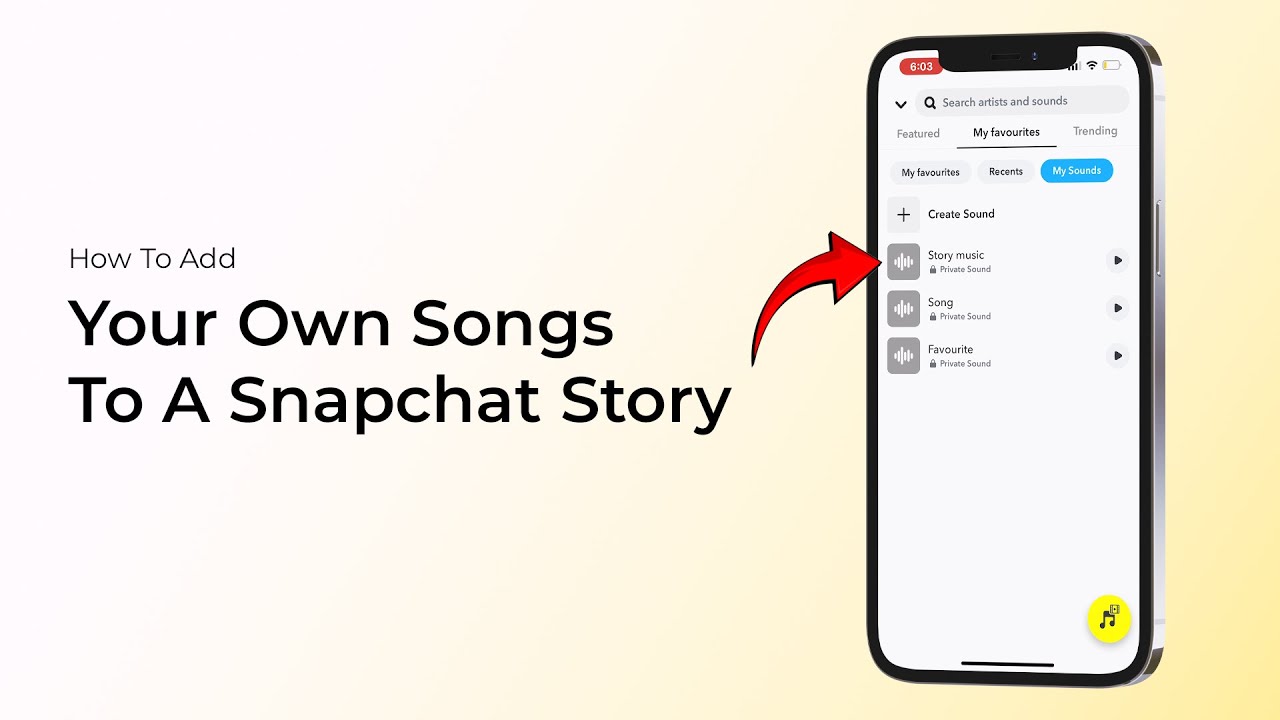How To Add Your OWN Songs To A Snapchat Story?