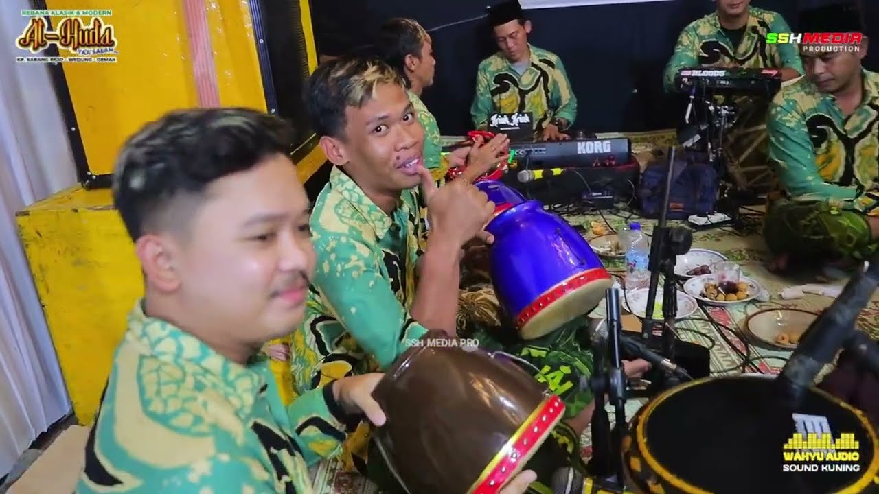 ANNAFIN - UMMI HANIK - REBANA AL HUDA LIVE WEDDING IKA & UADI DI KARANG REJO WEDUNG DEMAK