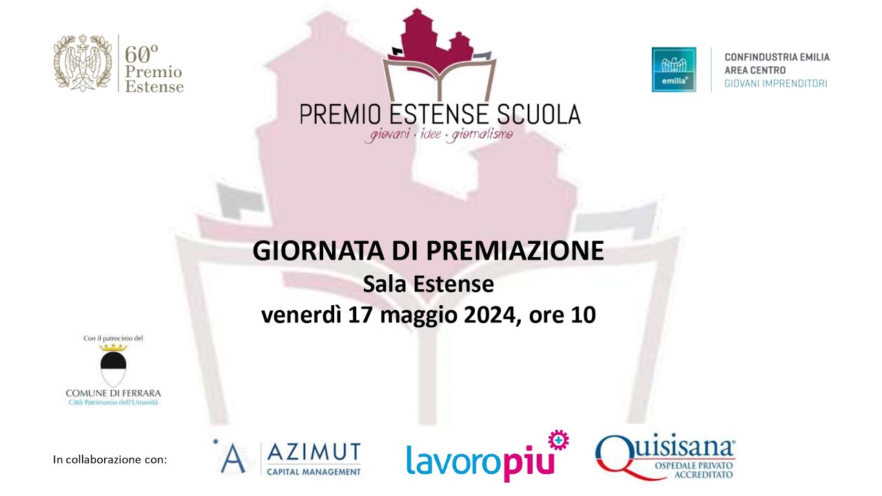 Video highlights Cerimonia finale 29^ edizione Premio Estense Scuola