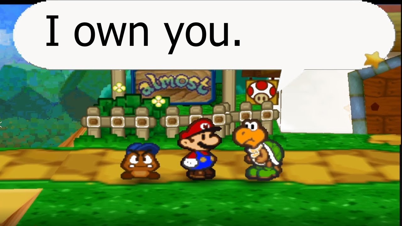 Кирк играет в «Книгу Марио 64: Глава 1» (переводчик Google Paper Mario 64)