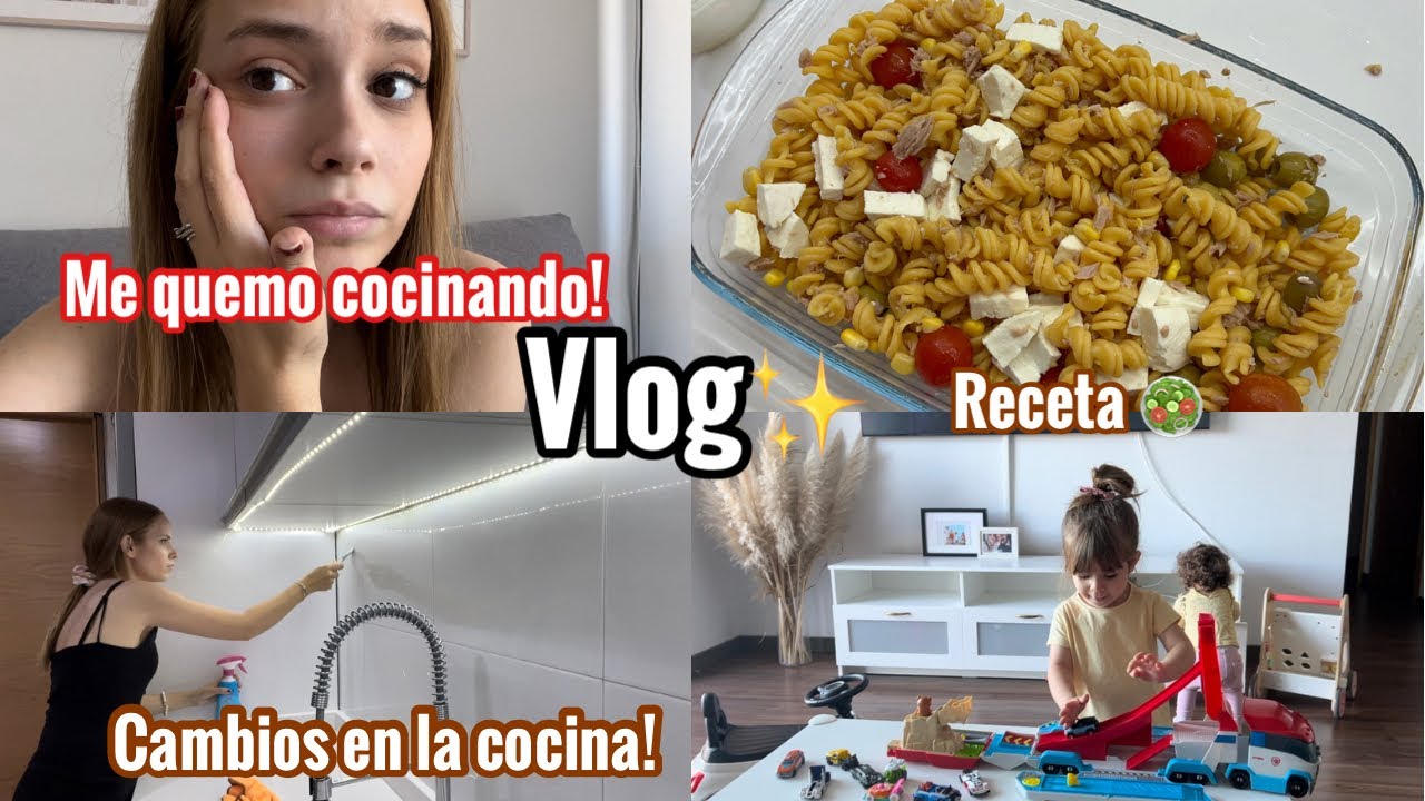 RECETA ENSALADA de PASTA🥗CAMBIOS en la COCINA✨VLOG