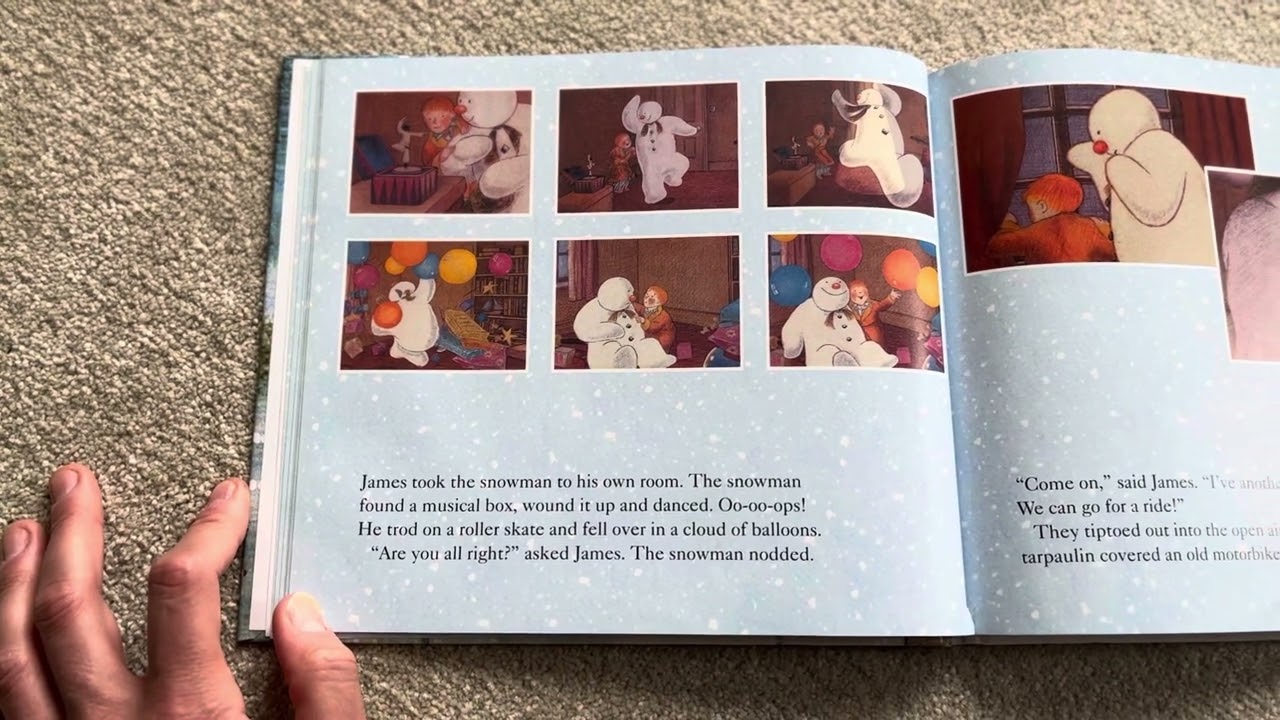 The Snowman Book and Music by Howard Blake, Walking in the Air, Reading Books for Children...