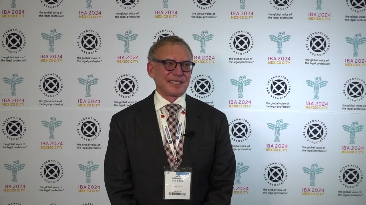 IBA Annual Conference Toronto - Jack Bernstein