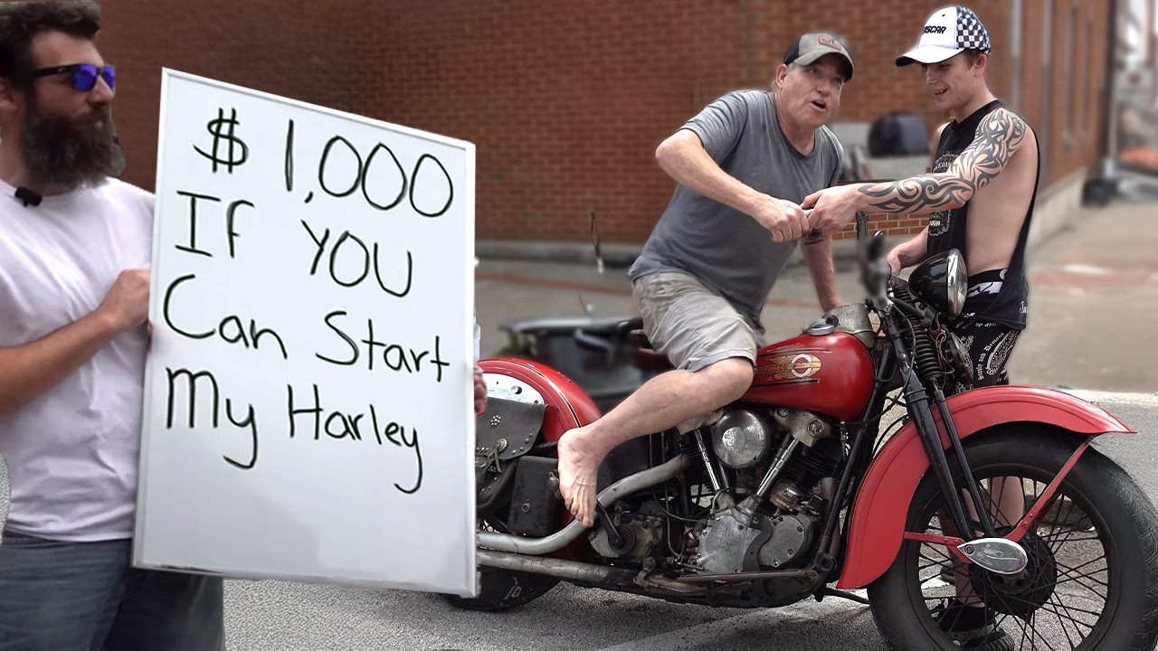 Can anyone Start my $120,000 Harley Motorcycle ?