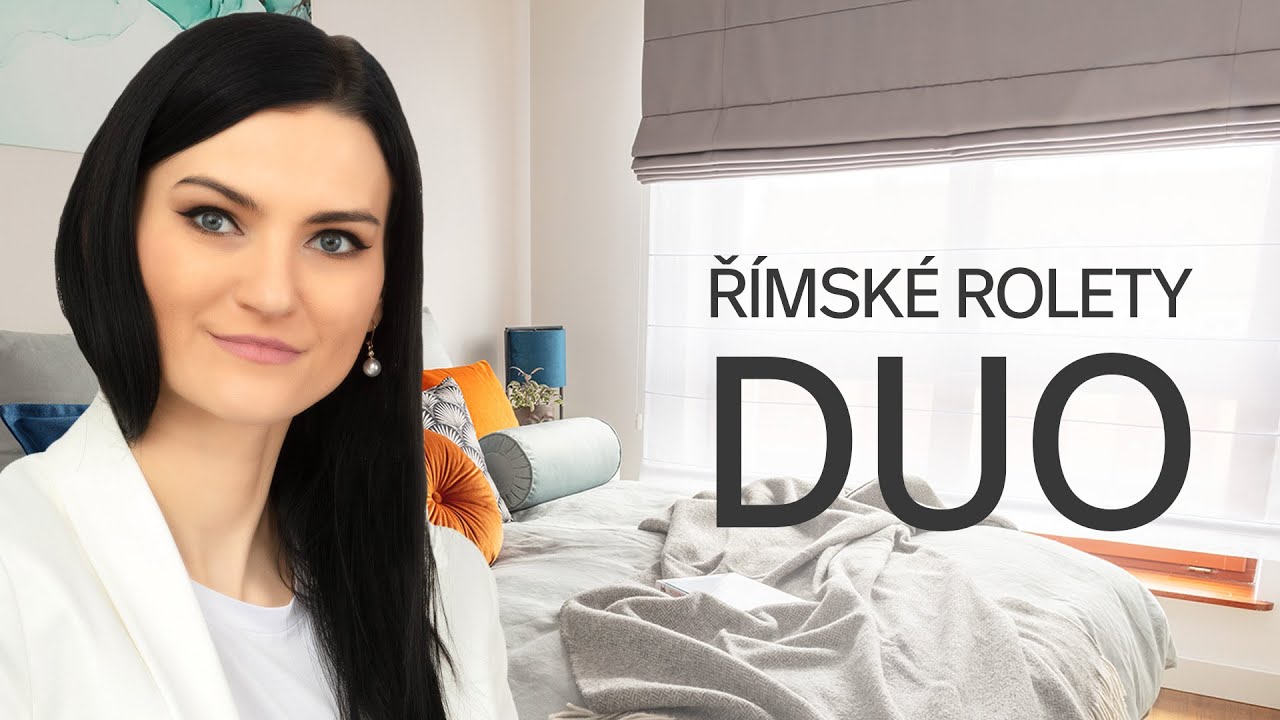Římské rolety duo – současná alternativa k záclonám a závěsům