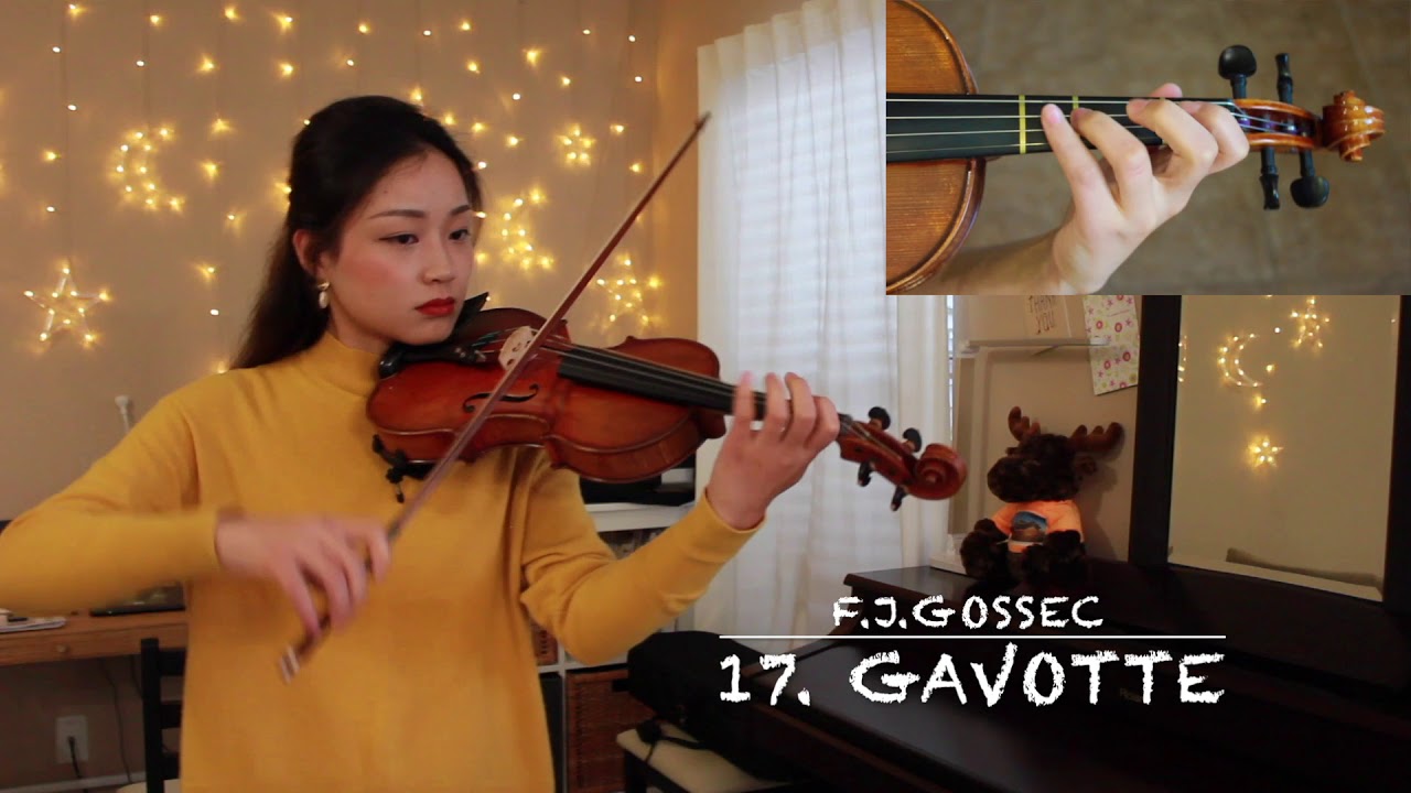 Gavotte (solo) 加沃特舞曲 【Suzuki Violin School Volume 1】