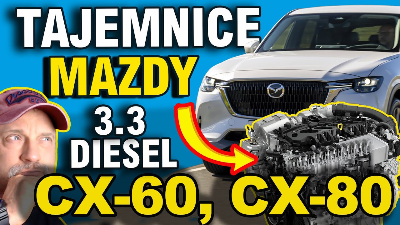 Skyactiv-D 3.3! Tajemnice Mazdy CX-60 i CX-80 z dieslem pod maską. Technika, ocynk, ceny, wersje.
