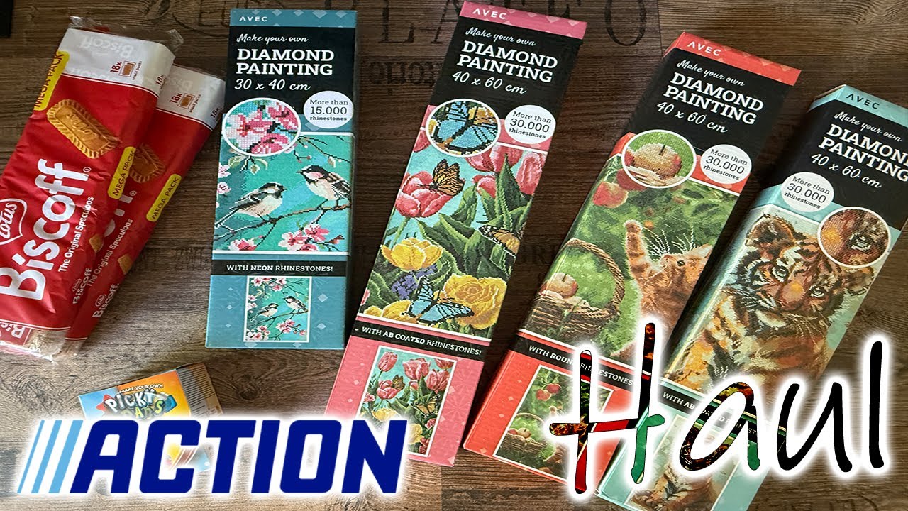 XXL Action Haul | Tolle Diamond Painting Bilder für kleines Geld und mehr  - Teil 1