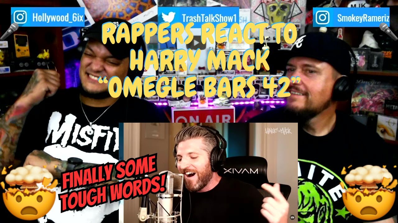 Реакция рэперов на Omegle Bars от Гарри Мака 42