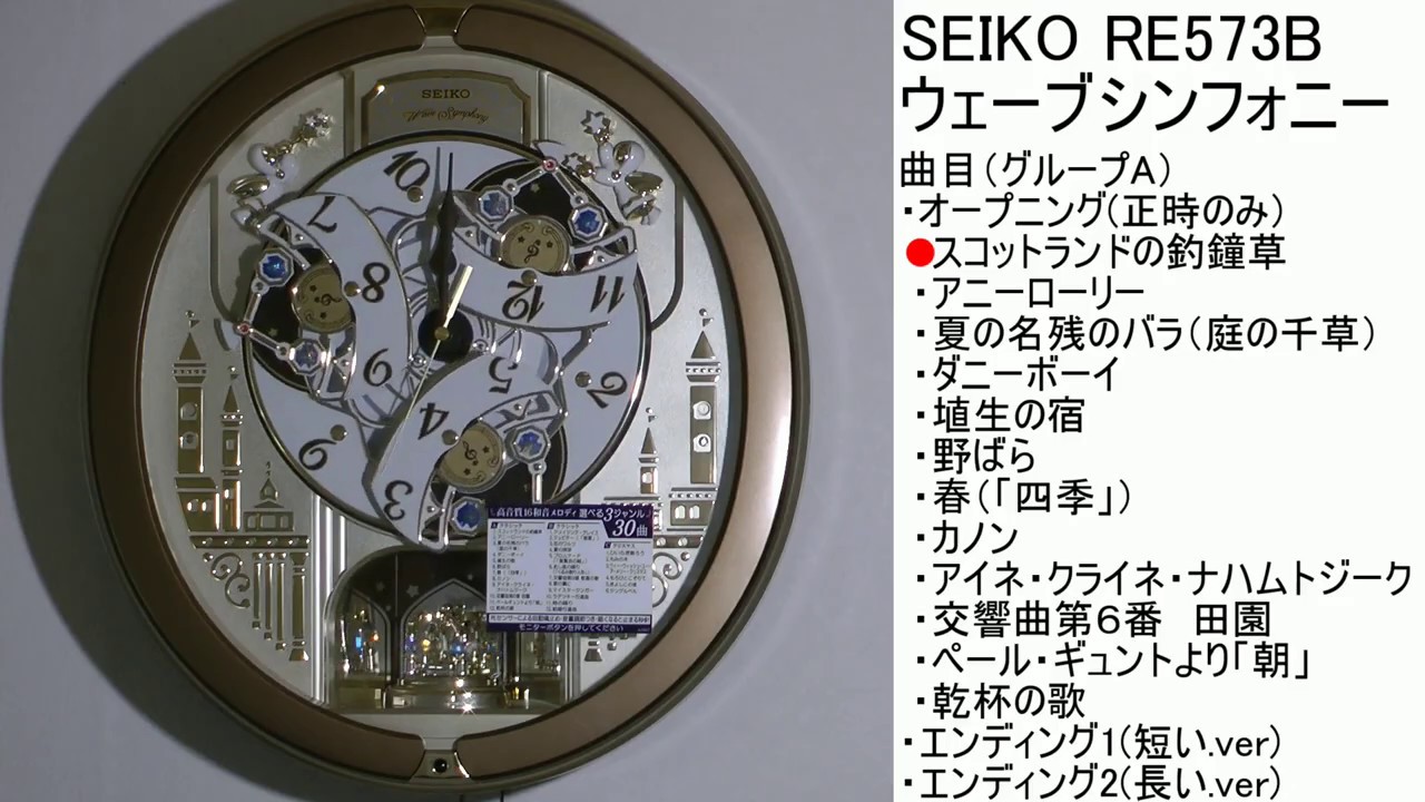 SEIKO ウェーブシンフォニー RE573B [グループA]
