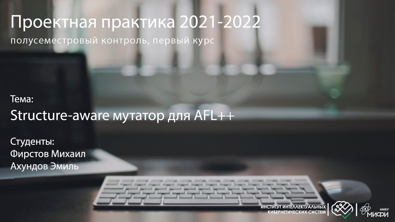 Structure-aware мутатор для AFL++ / Проектная практика 1 курс / осень 2021
