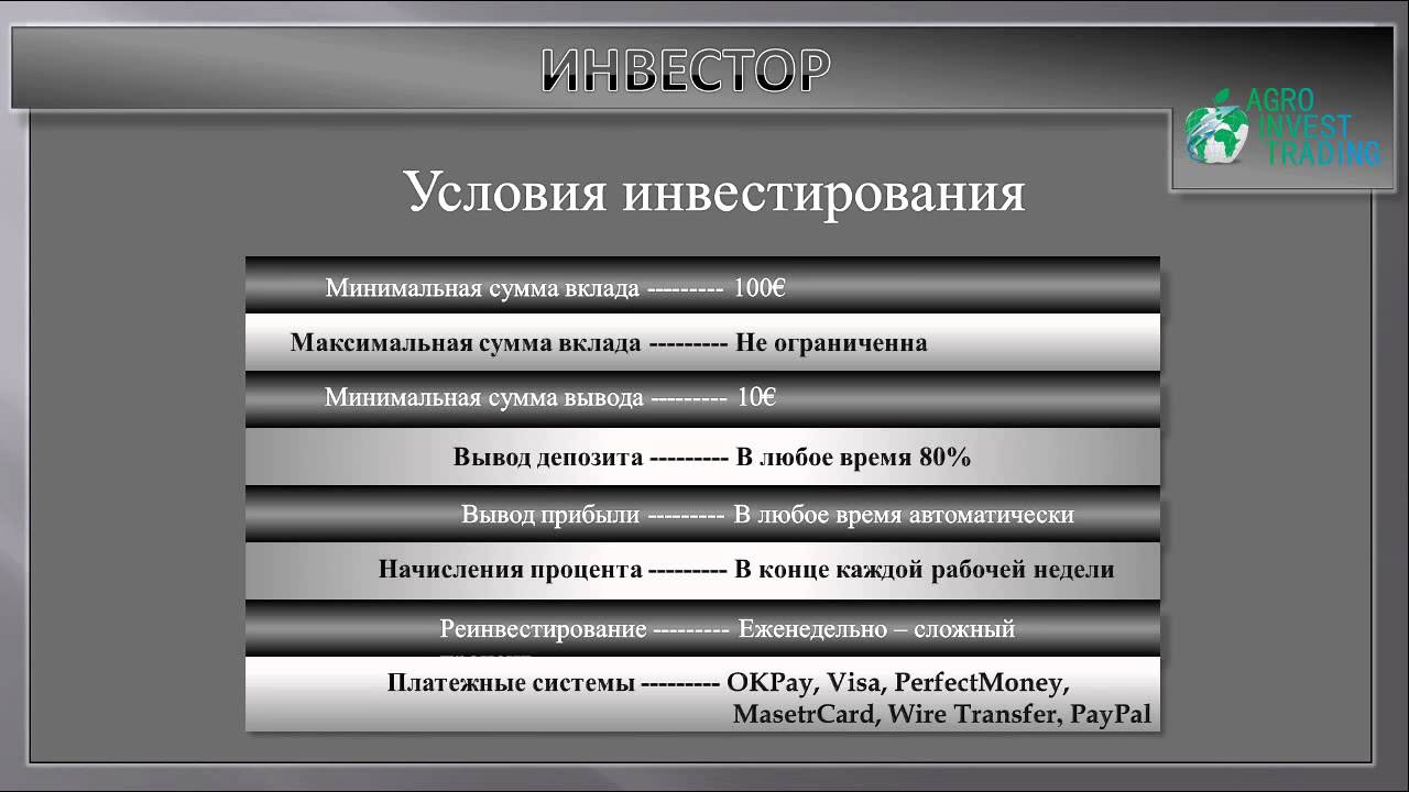 Презентация компании Agro Invest Trading LP 2