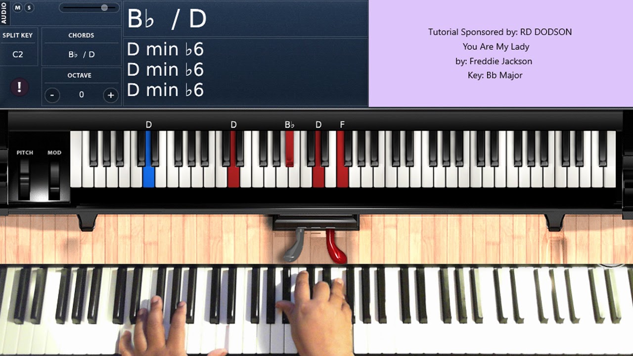 You Are My Lady (by Freddie Jackson) - Piano Tutorial