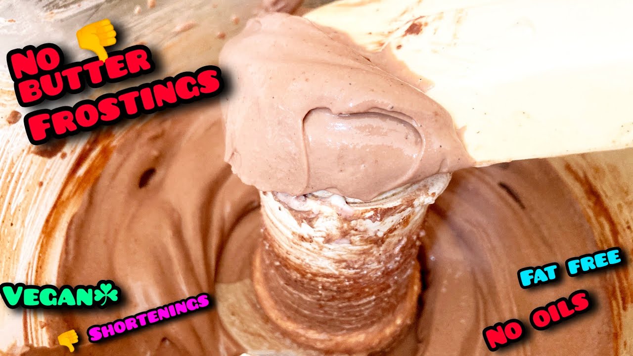 No Butter Frostings | no vegetable shortening, no oils