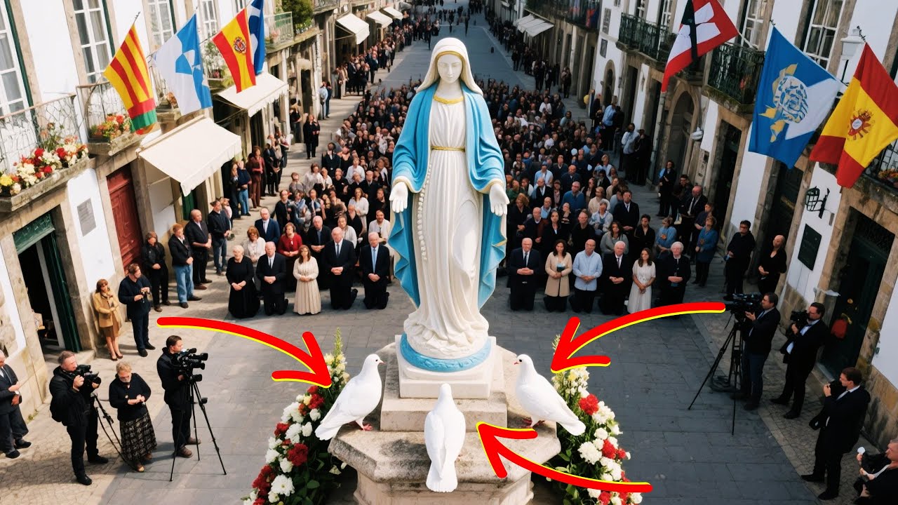 3 Doves at the Feet of Our Lady of Fatima and the miracle happened?