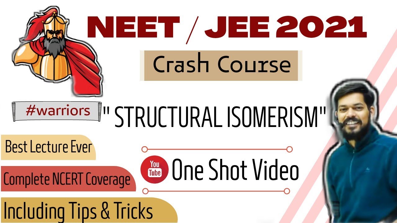 crash course neet।jeemain।2021। Structural Isomerism । tricks