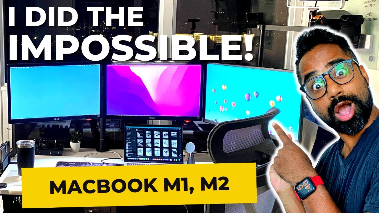 Настройте несколько мониторов на Apple Silicon Macbook M1, M2, M3, M4! [4 монитора — ОДИН КАБЕЛЬ!]