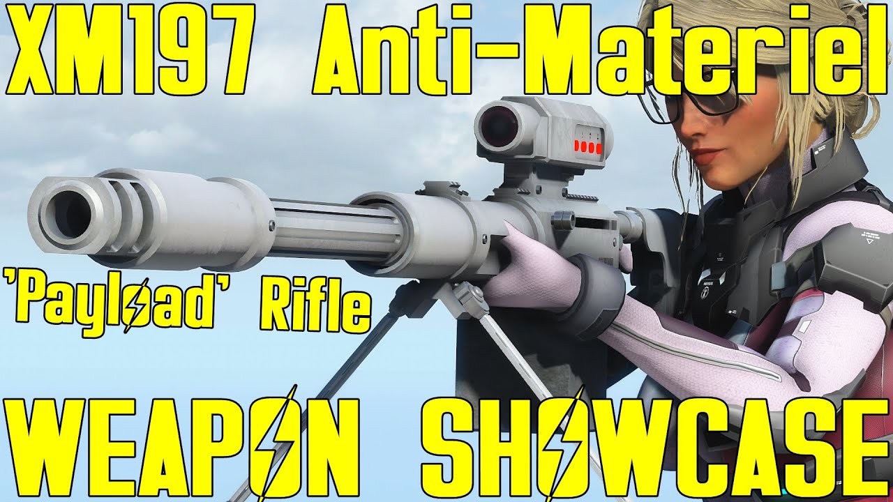 Fallout 4: XM197 Anti-Materiel 'Payload' Rifle - Weapon Mod Showcase