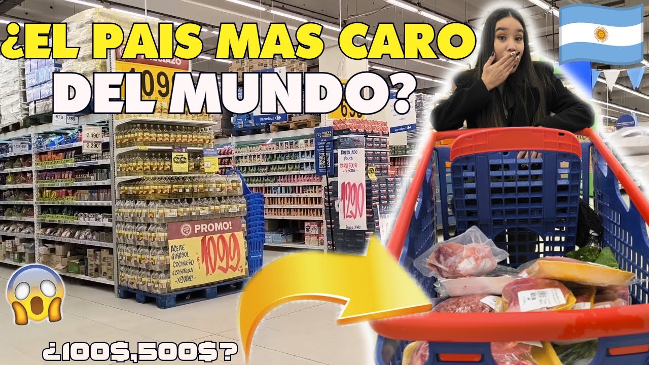 &iquest;Cu&aacute;nto cuesta realmente vivir en Argentina? Mi compra en el supermercado 2024