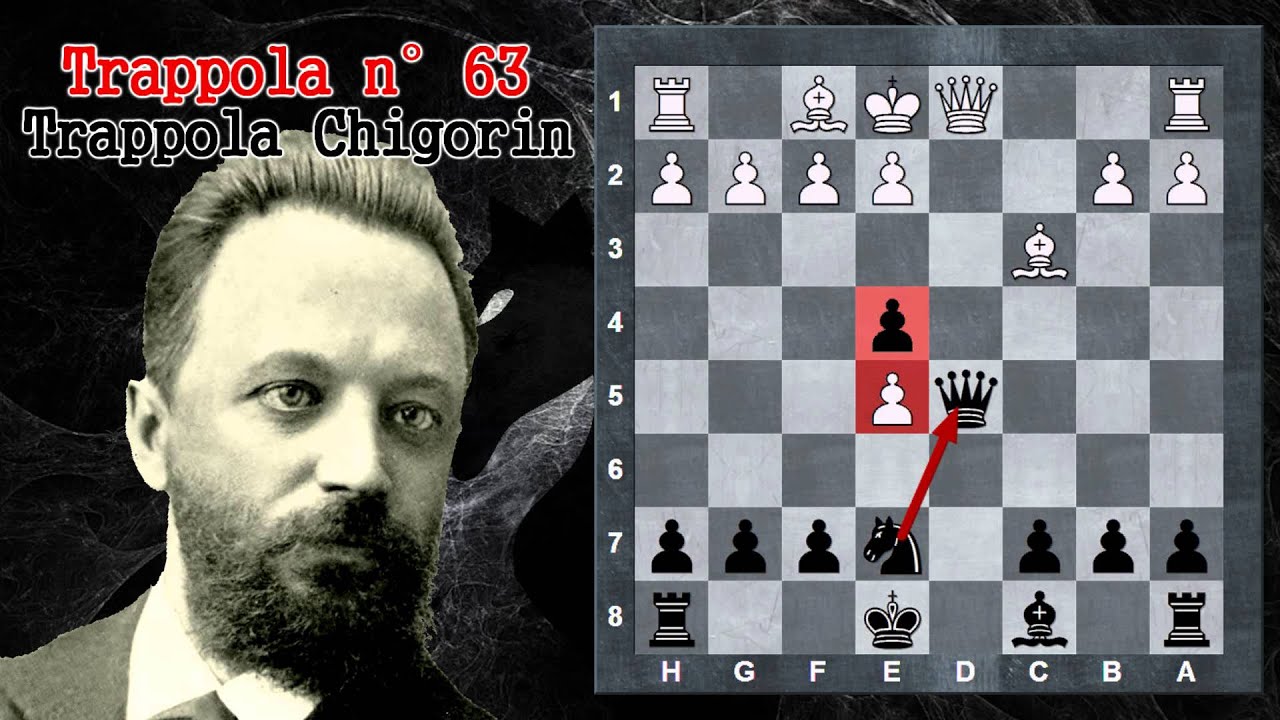 Trappole in Apertura 63 - Scacchi - Trappola Chigorin - Difesa Chigorin, Gambetto di Donna